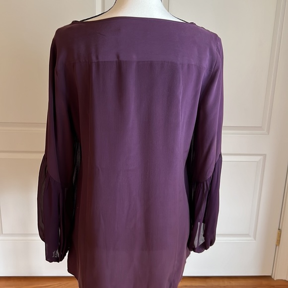 Nanette Lepore silk blouse with intricate bodice design. New without tags - Picture 6 of 12